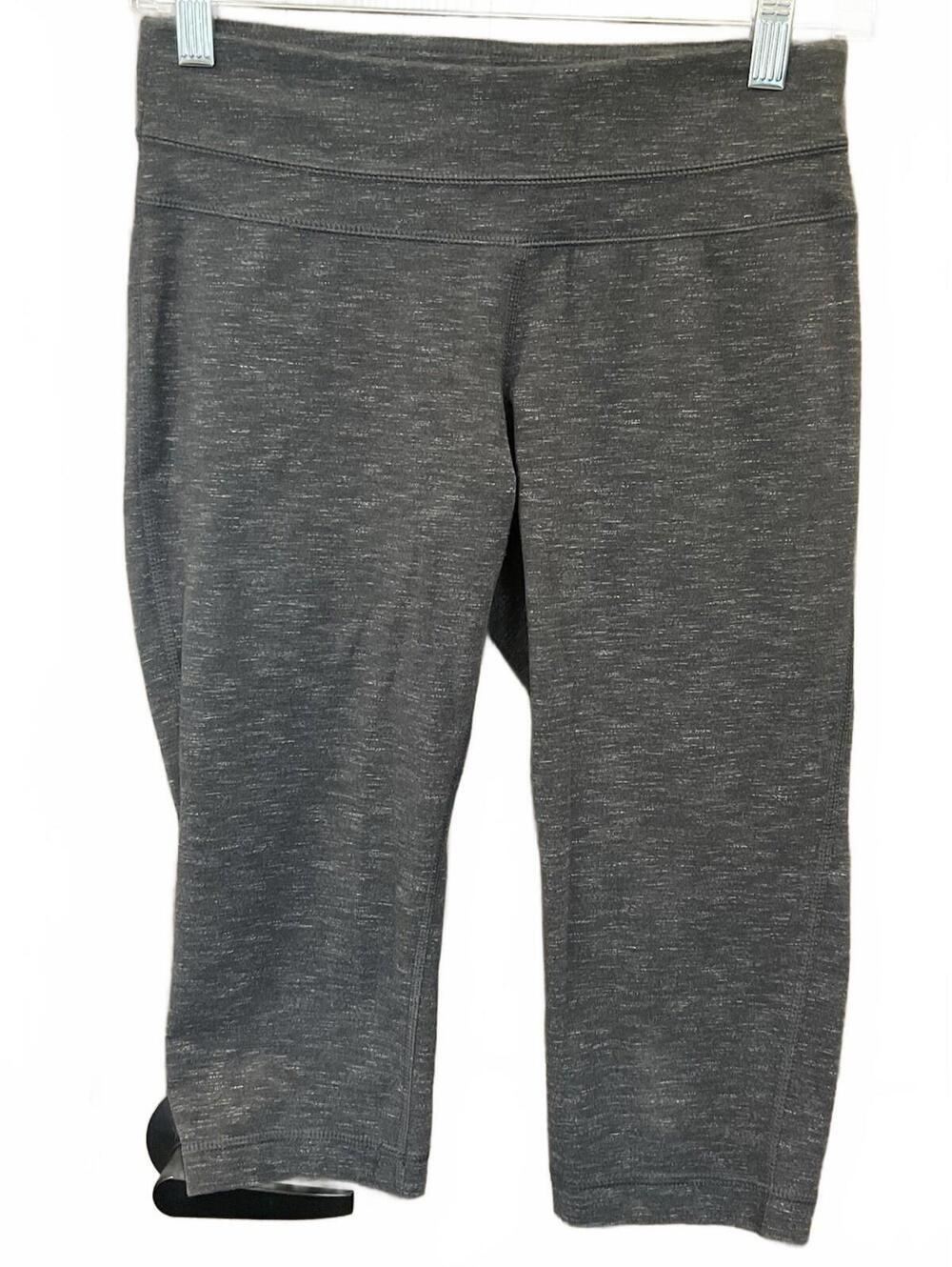 Tek Gear Free Womens Gray Capri Athletic Leggings Size S